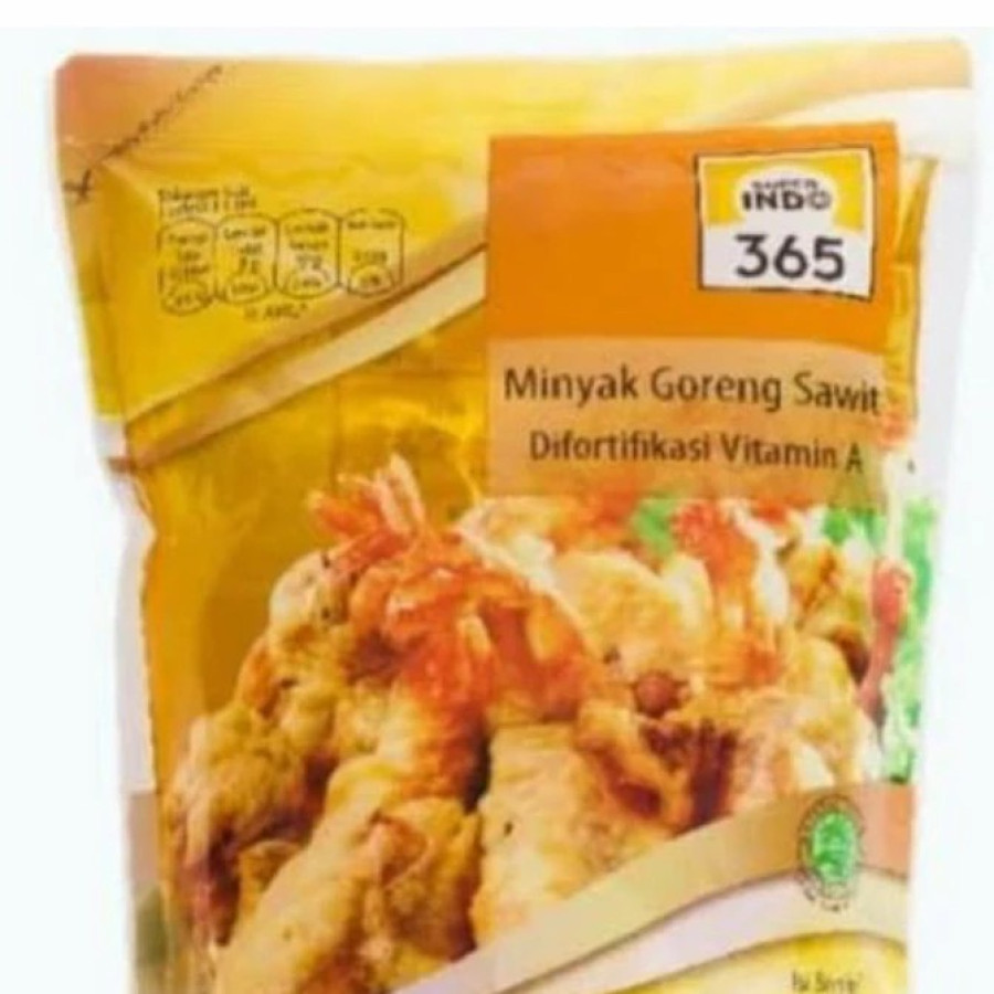 Minya Goreng Super Indo 365 - samping