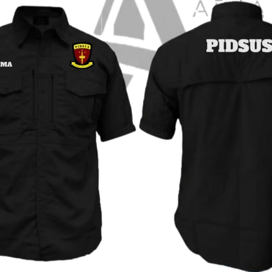 Kemeja kerja wearpak - samping