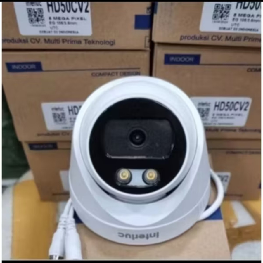 Paket Lengkap CCTV Analog + Ip camera Audio series - depan