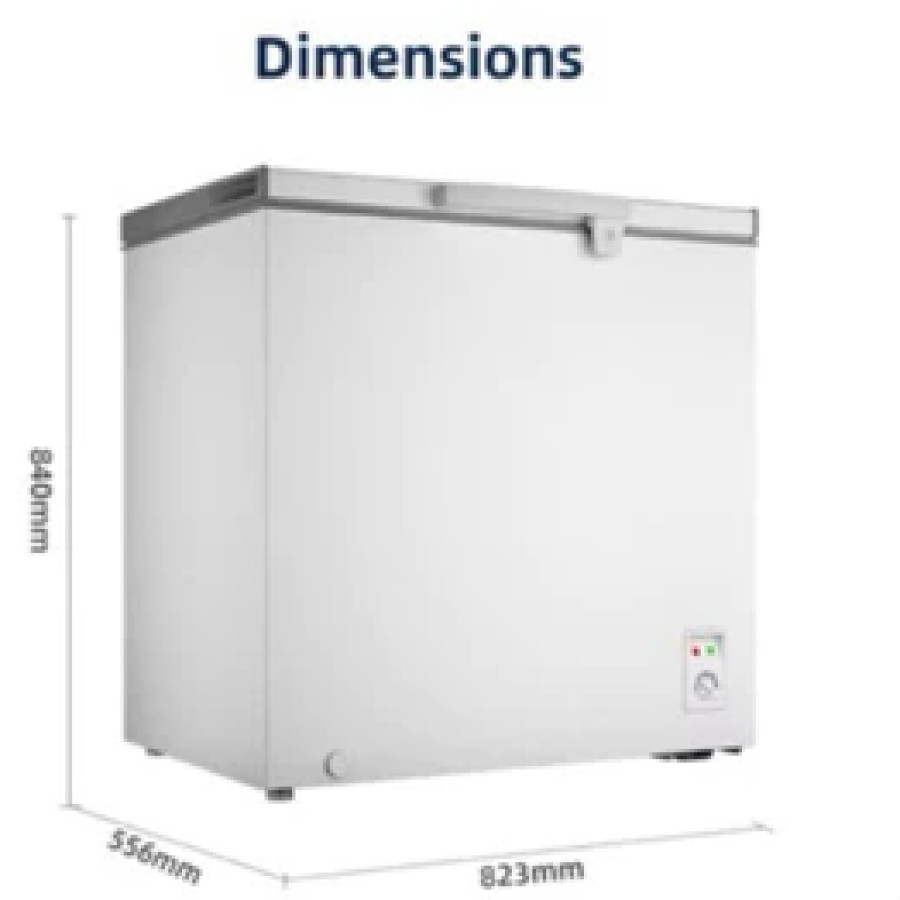 FREEZER BOX CHANGHONG KAPASITAS 200L