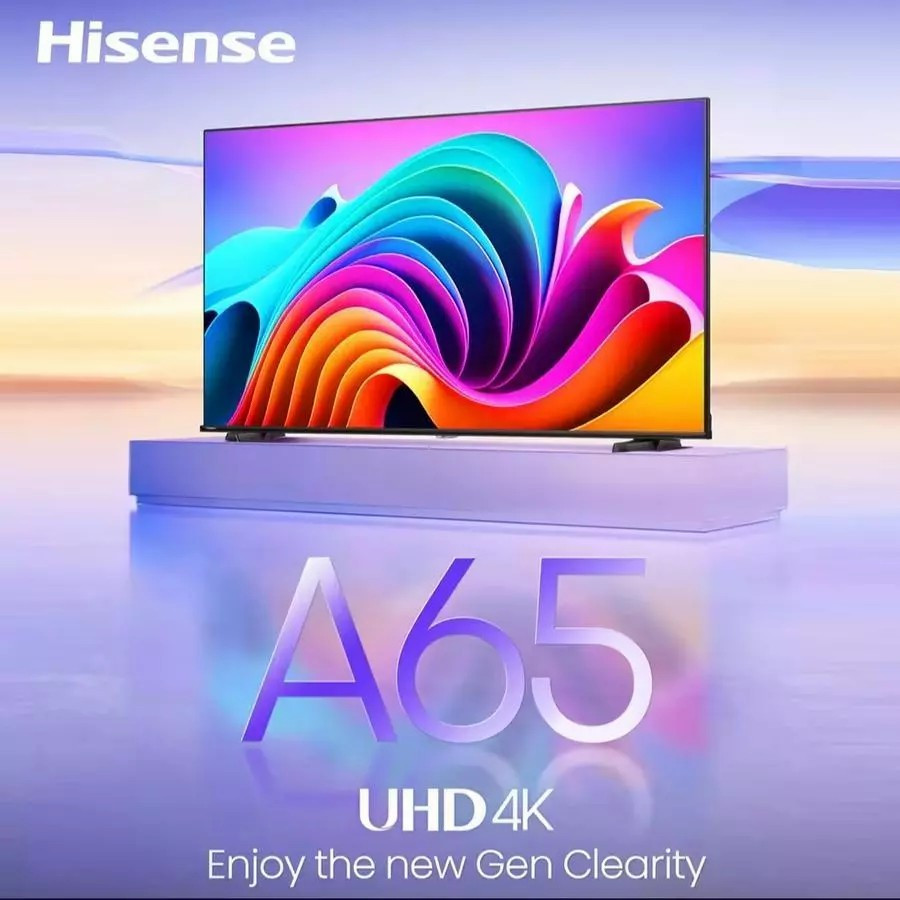 TV LED HISENSE 50 INCH / 50" 50A65N SMART GOOGLE TV 4K UHD DOLBY ATMOS HDR10+ A65N - depan