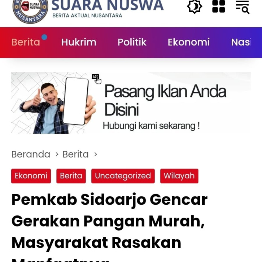 ADVETORIAL PUBLIKASI NUSANTARA suaranuswa.com - utama