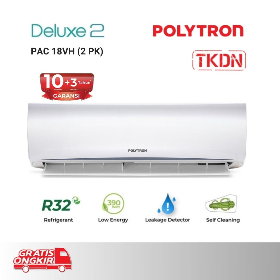 AC SPLIT 2 PK POLYTRON STANDARD PAC 18VH - utama