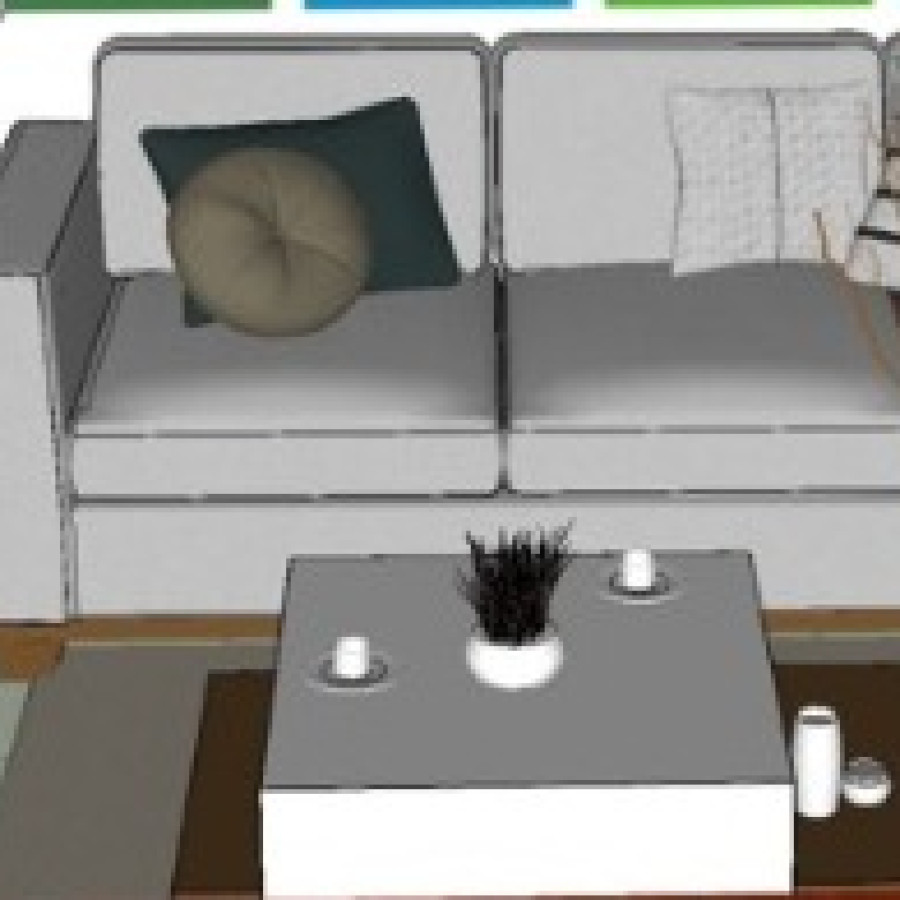 SOFA 3.2.1 + MEJA SET