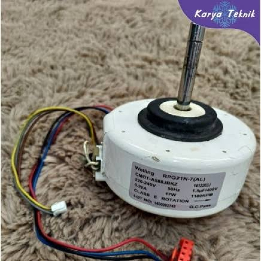 Jasa Ganti Dinamo Motor Fan Outdoor AC - depan