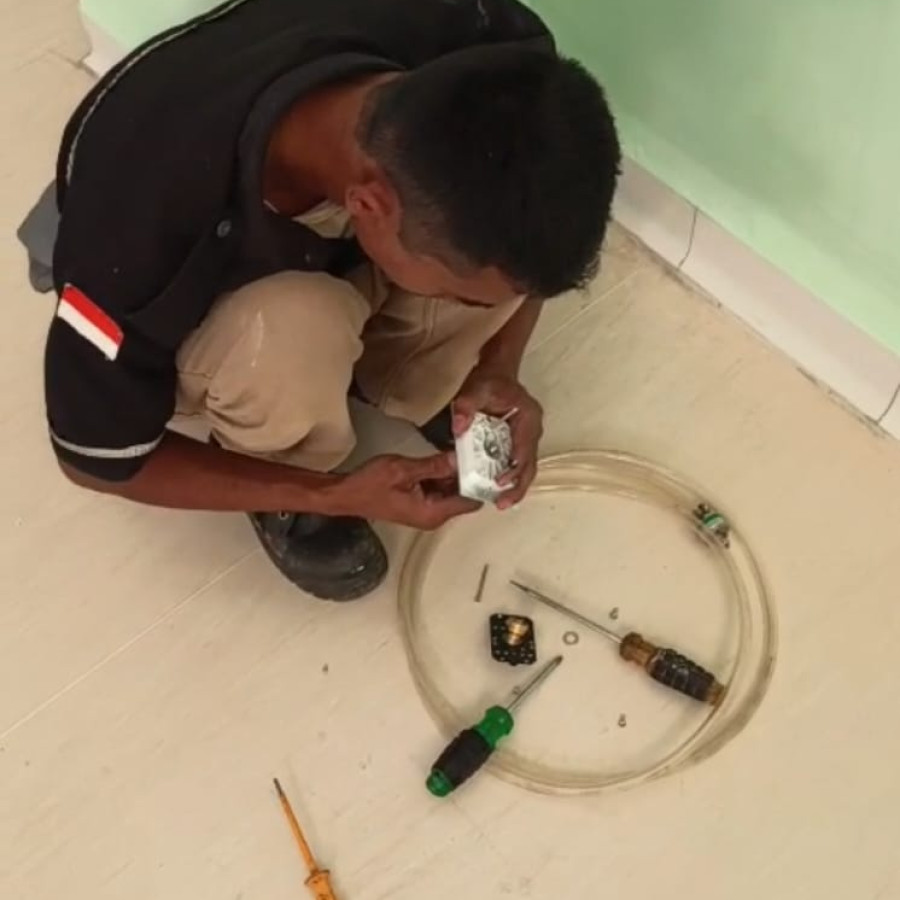 Paket Perbaikan Kebocoran Instalasi Gas Medis Gedung Asta Daya - samping
