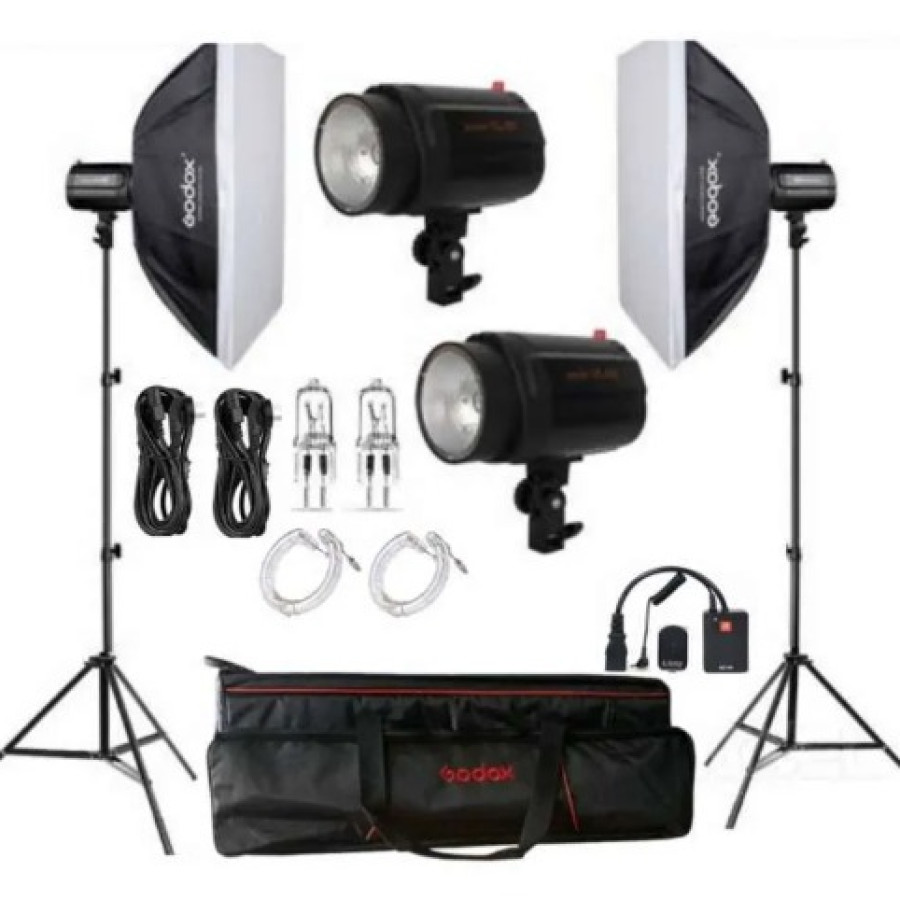 Paket Studio Godox Mini Pioneer K160 Lampu Foto / Video