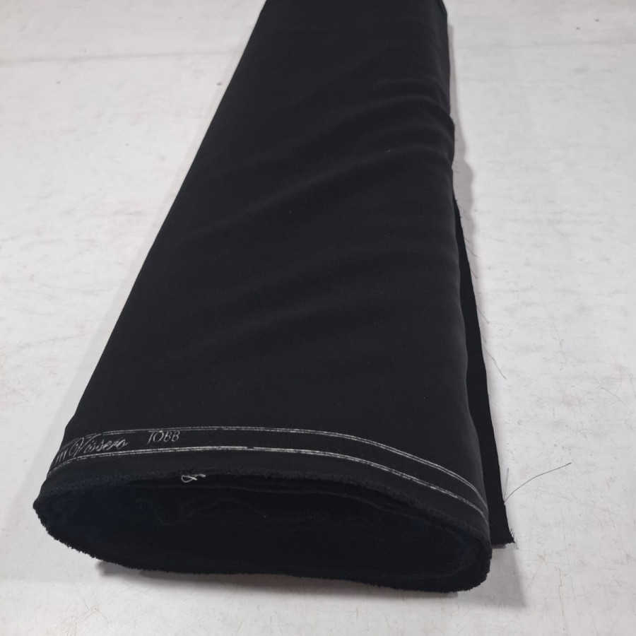 KAIN Hitam JET BLACK - depan