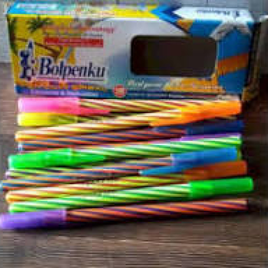 Balpoint Lilin Merk "Bolpenku Spiral" - samping