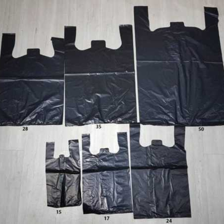 Kantong Kresek Hitam Ukuran Sedang