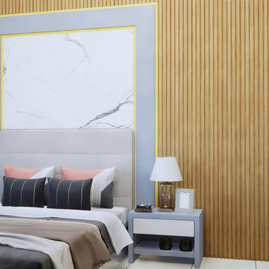Backdrop Bed Tempat Tidur - samping