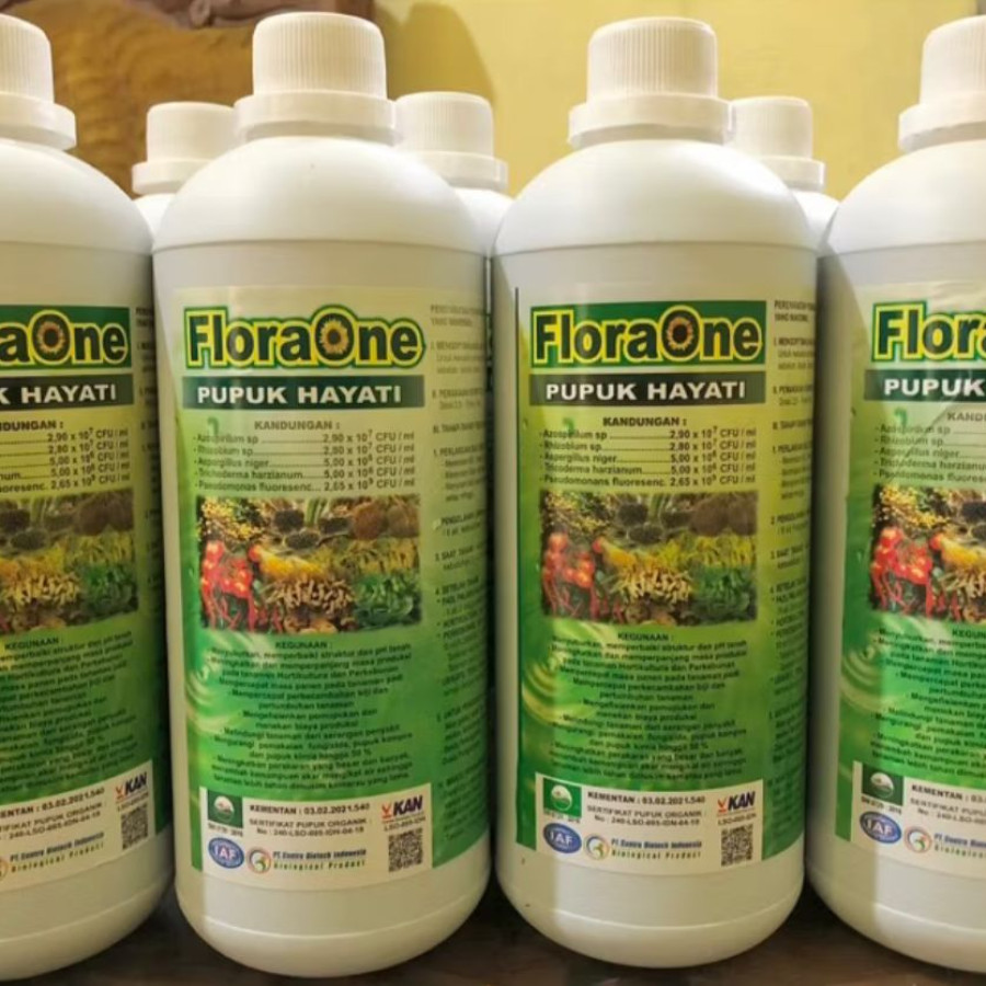 Flora One Pupuk Hayati - depan