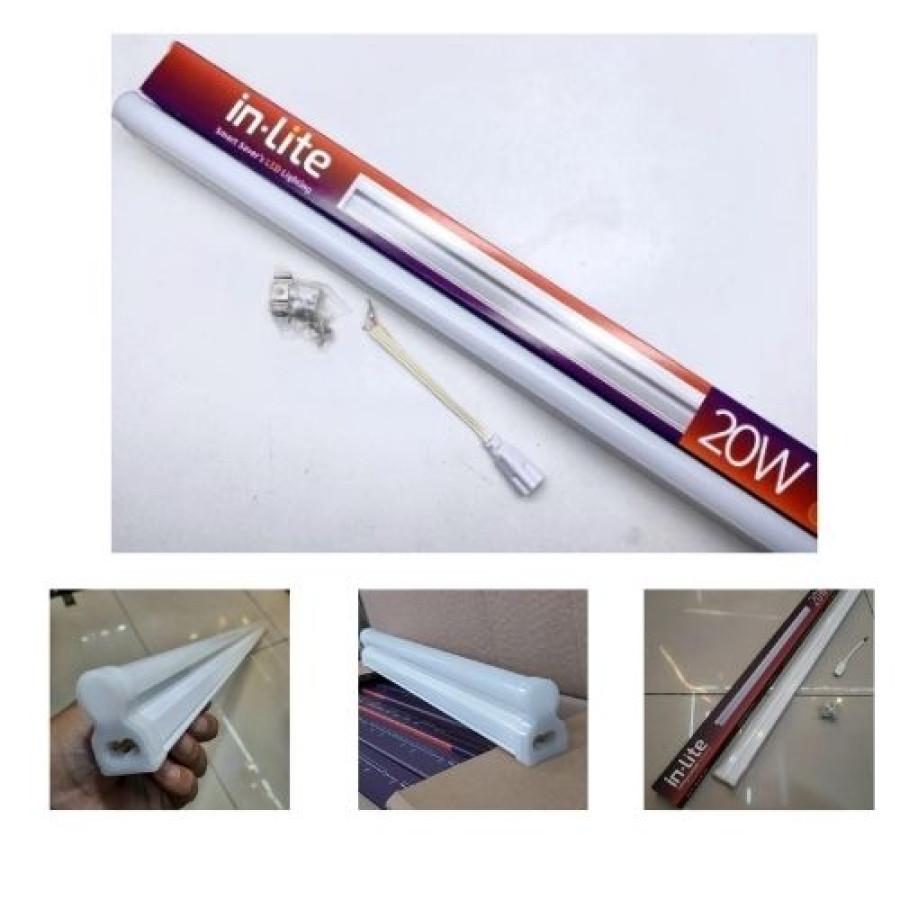 Lampu LED in-lite 20 Watt putih panjang 120CM