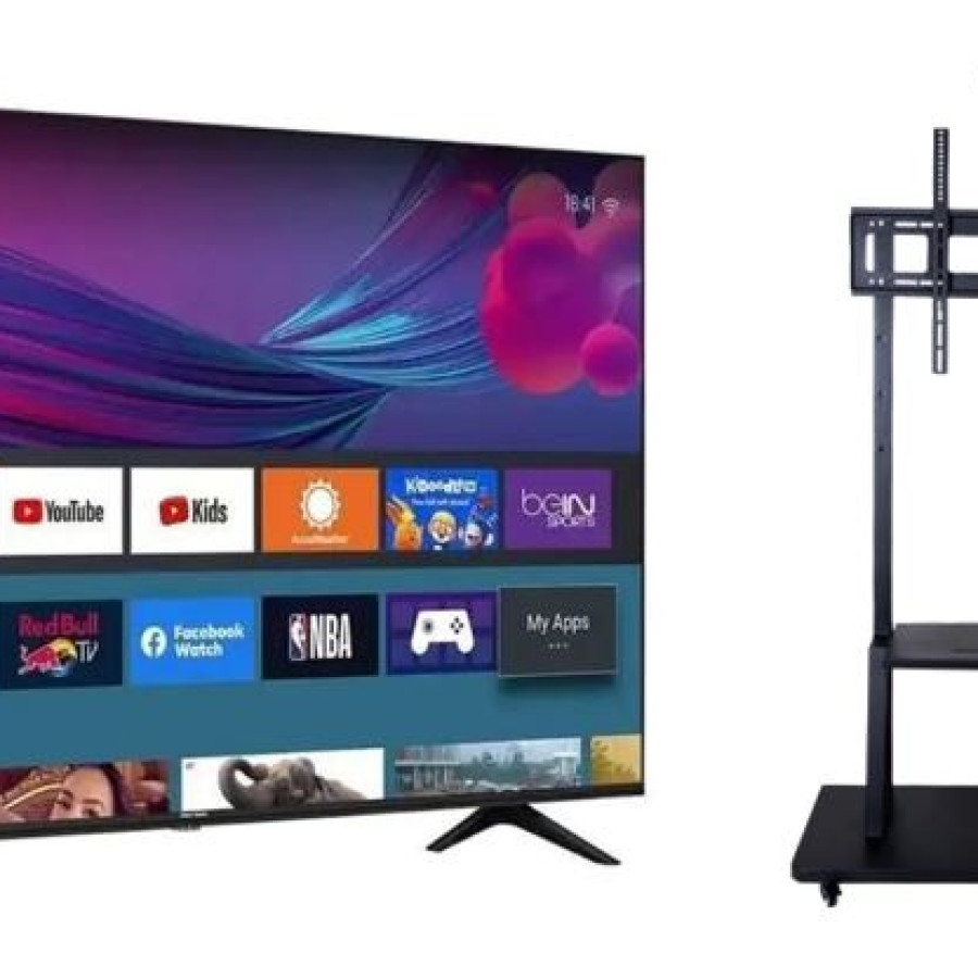 TV POLYTRON PLD 65UG5959 + STANDING BRACKET - depan