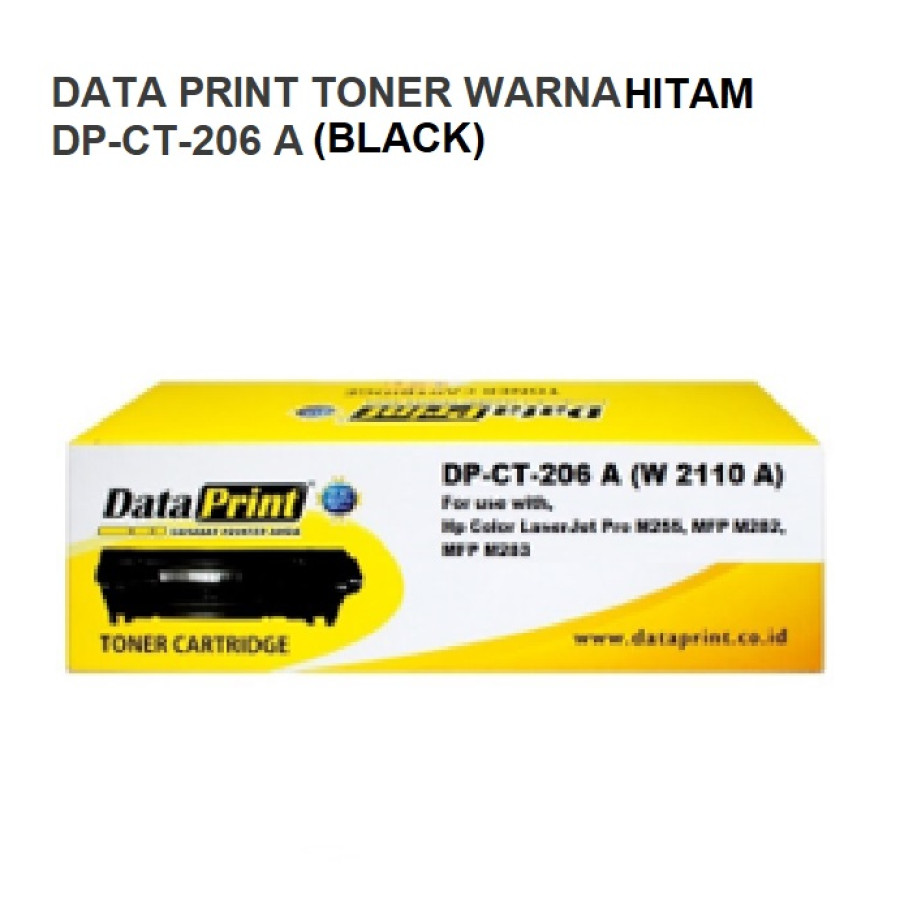 DATA PRINT TONER PRINTER WARNA HITAM  DP-CT-206 A ( BLACK )