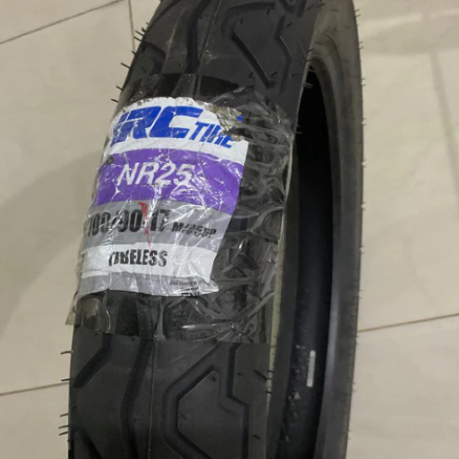 BAN LUAR TUBELESS 80/100-17 & 100/90-17 IRC NR25 BAN VERZA,CB150 VERZA - samping