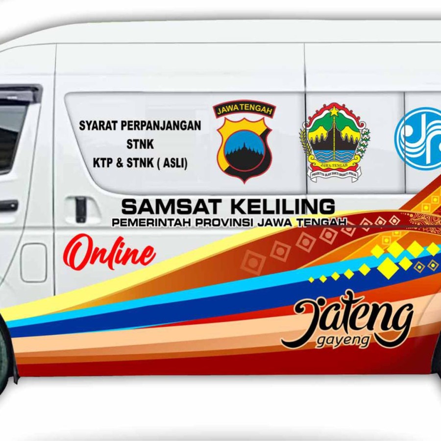 Branding HAICE (Full Stiker) Bahan Graftac Laminasi Glosy - detail