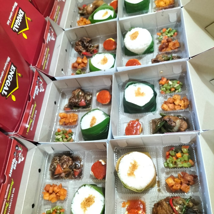 Nasi Kotak plus air