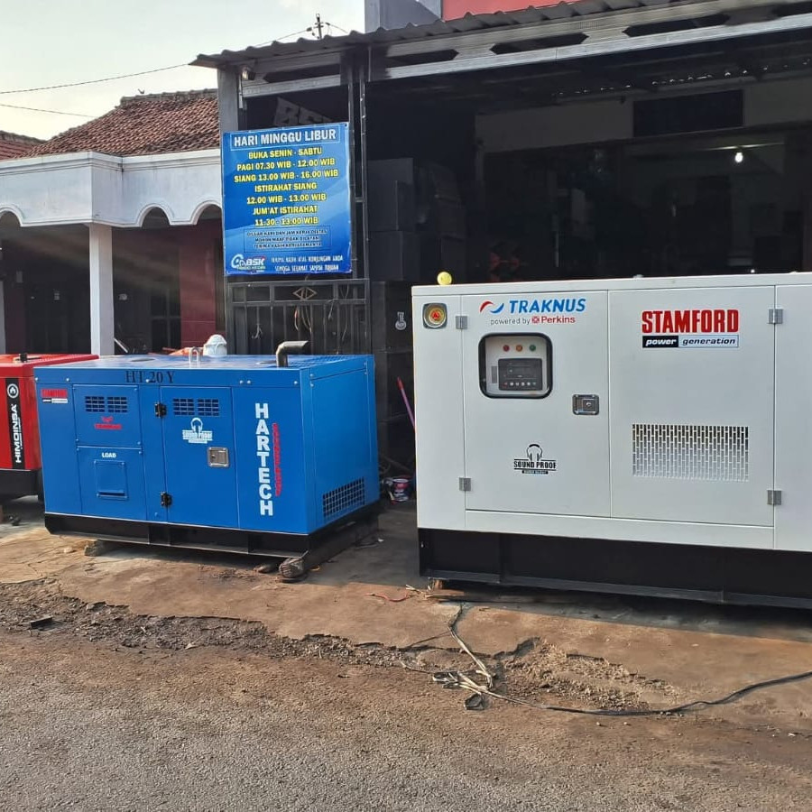 Sewa Genset 100 kVA (1 unit) - depan