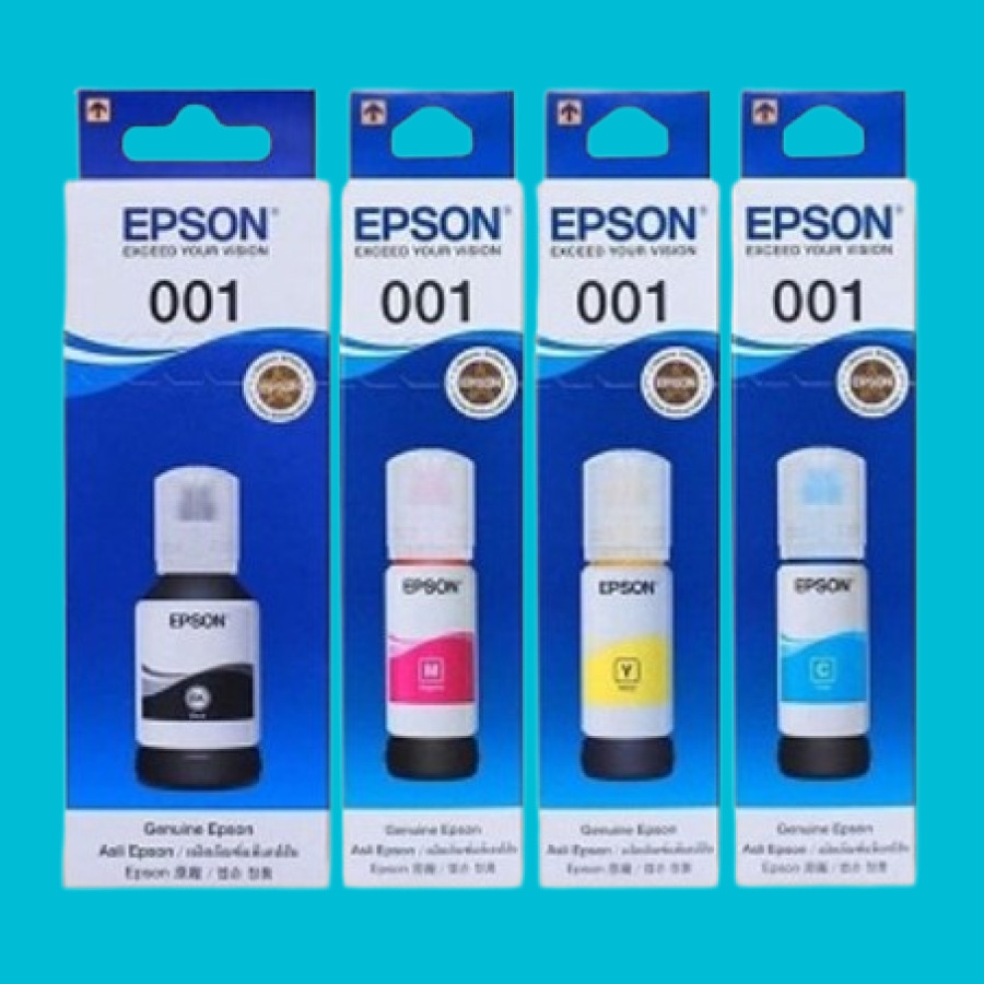 Tinta Warna merk Epson 001/003 - depan