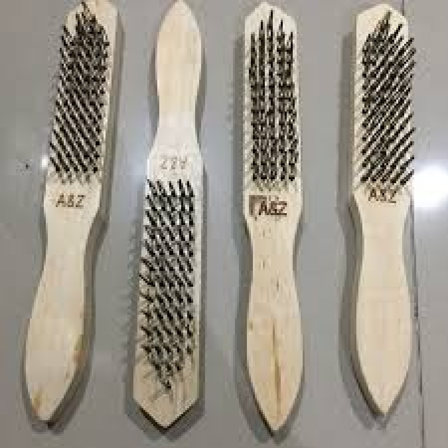 Sikat Baja Gagang Kayu A82