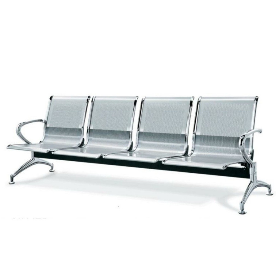Kursi Tunggu 4 seat + Sandaran