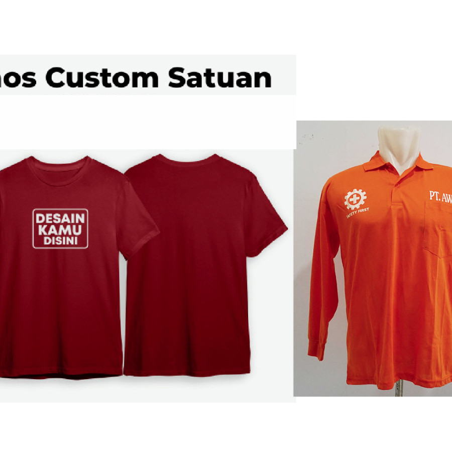 Kaos / Baju Custom