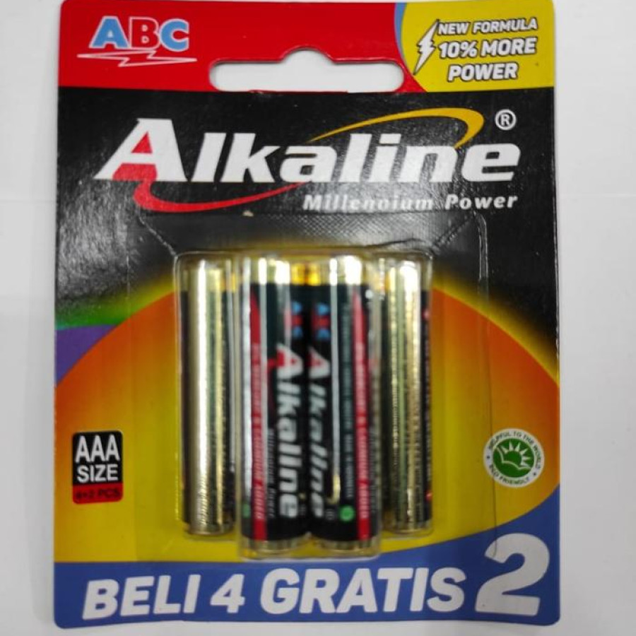 BATERAI AAA ABC ALKALINE