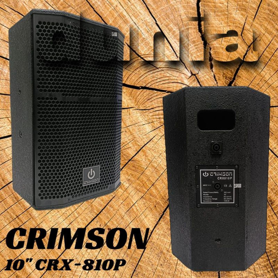 speaker pasif 10 inch crx810 crimson - samping
