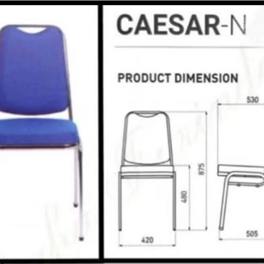 KURSI SUSUN CHITOSE CAESAR - depan