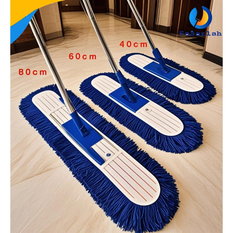 Lobby Duster 1 Set Sapu Lobby Tangkai Mop Pel Lobby Lantai - utama