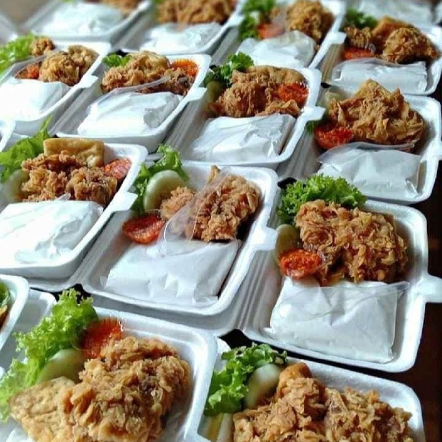 Paket ayam hemat geprek
