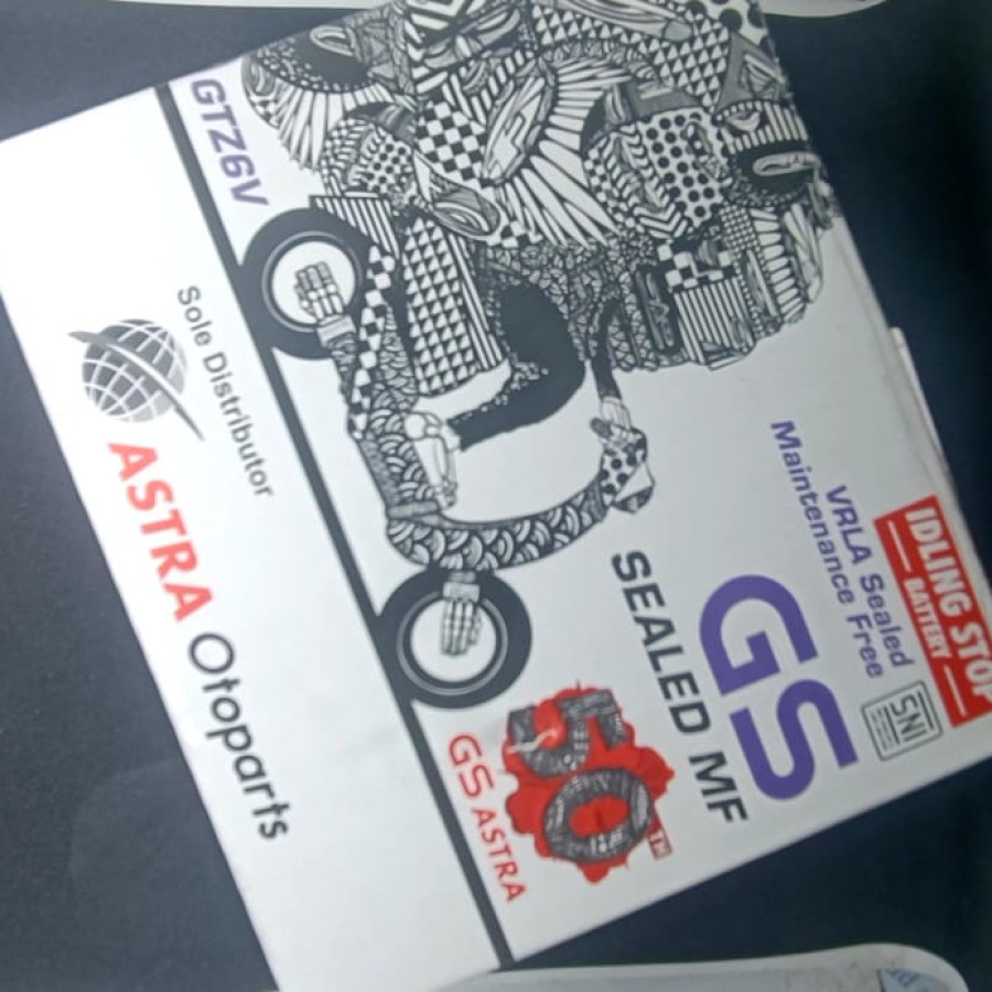 Aki Motor Matic/Bebek - depan