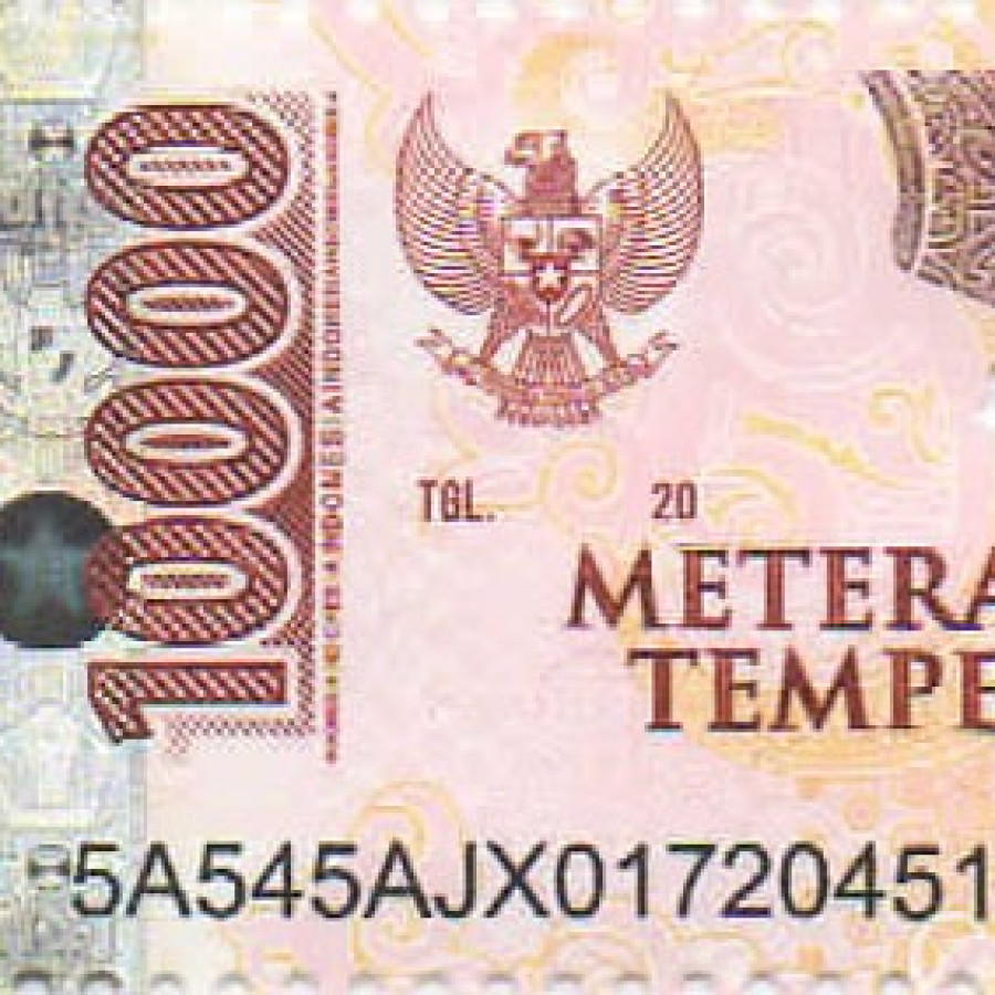 Materai Tempel 10.000 Isi 50 Pcs