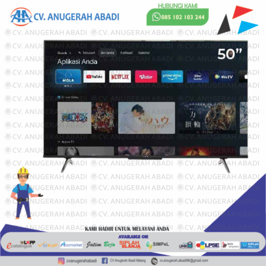 TV SMART TV Polytron 50 Inch