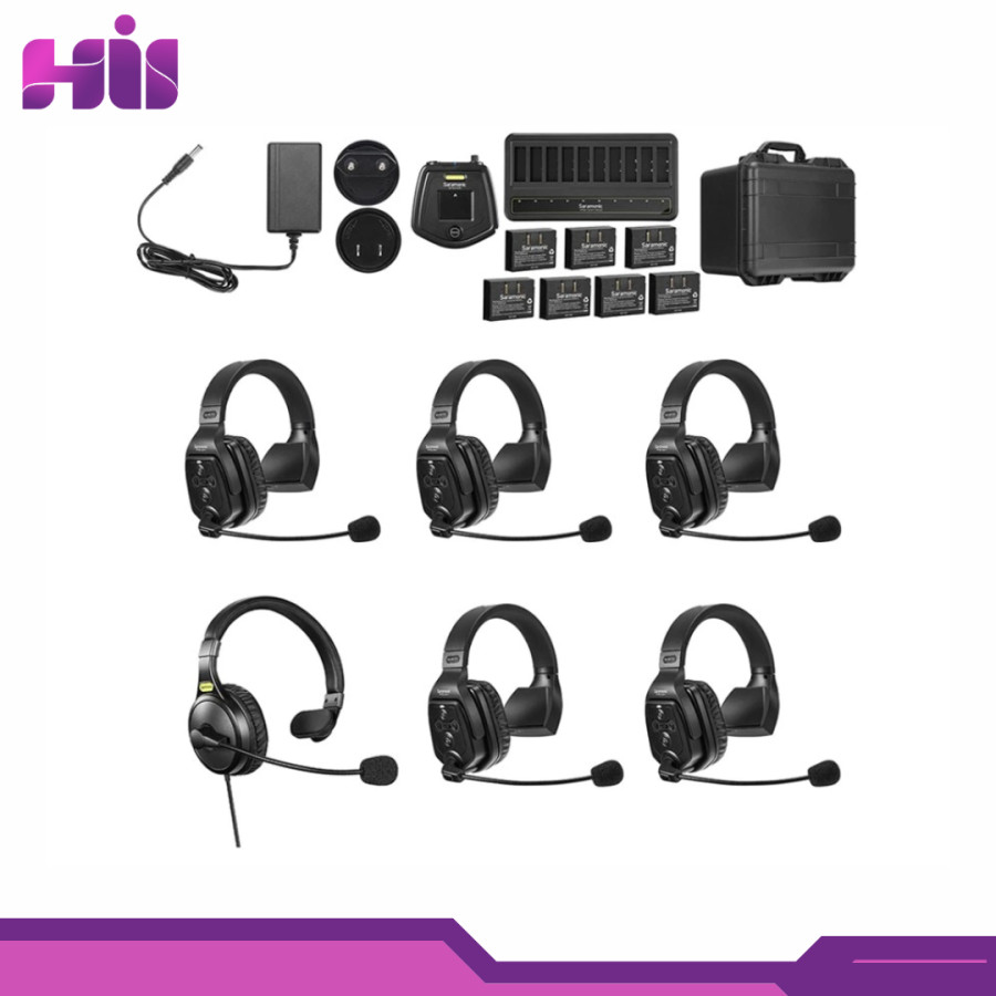SARAMONIC WITALK FULL DUPLEX WIRELESS INTERCOM HEADSET SYSTEM - WT6S