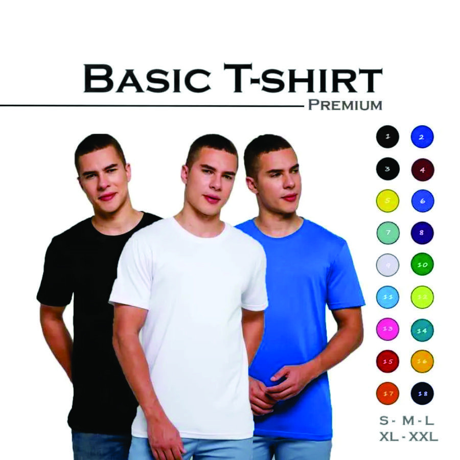 Kaos Oblong Combet 24 s / 30s premium - samping