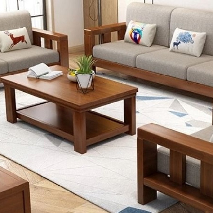 Kursi Tamu Jati Minimalis Modern Set 321 - detail