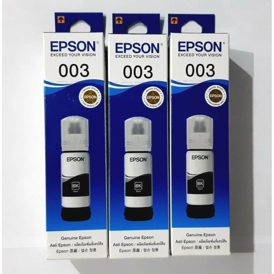 tinta epson L series ink 003 black - utama