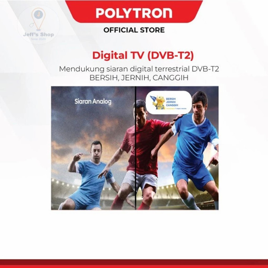 POLYTRON 50 Inch Smart Google LED TV 4K UHD PLD50UG5059 - utama