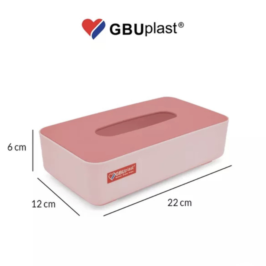 Tempat Tissue Merk GBU Plast Ukuran 22x12x6