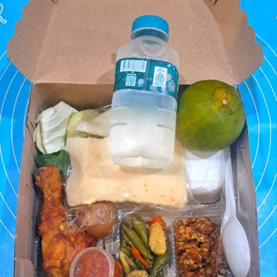 nasi dos lengkap - depan