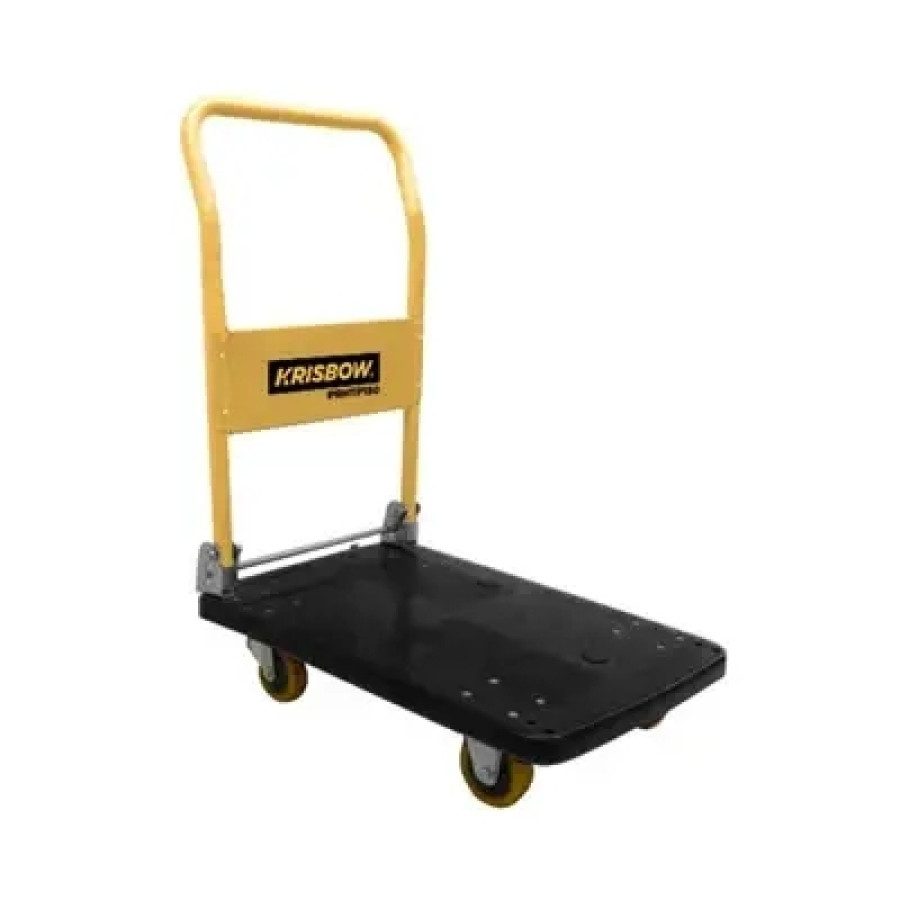 Krisbow Troli Barang Roda Polyurethane 150 Kg - Kuning