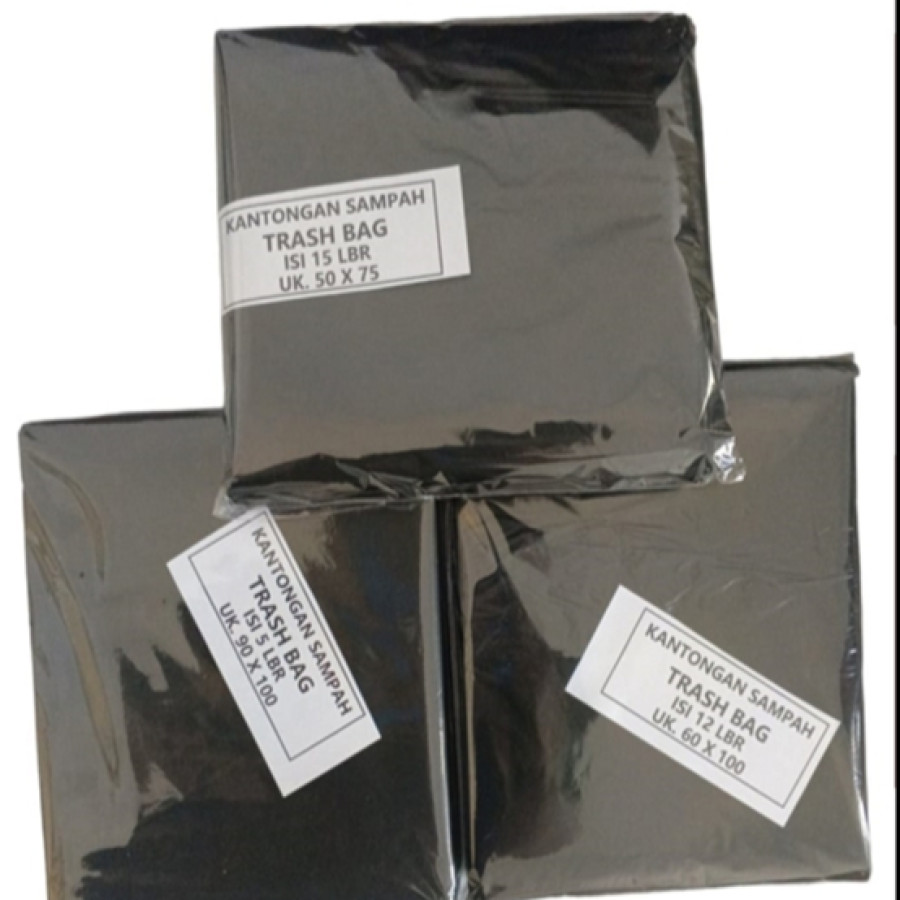 Tas plastik hitam jumbo