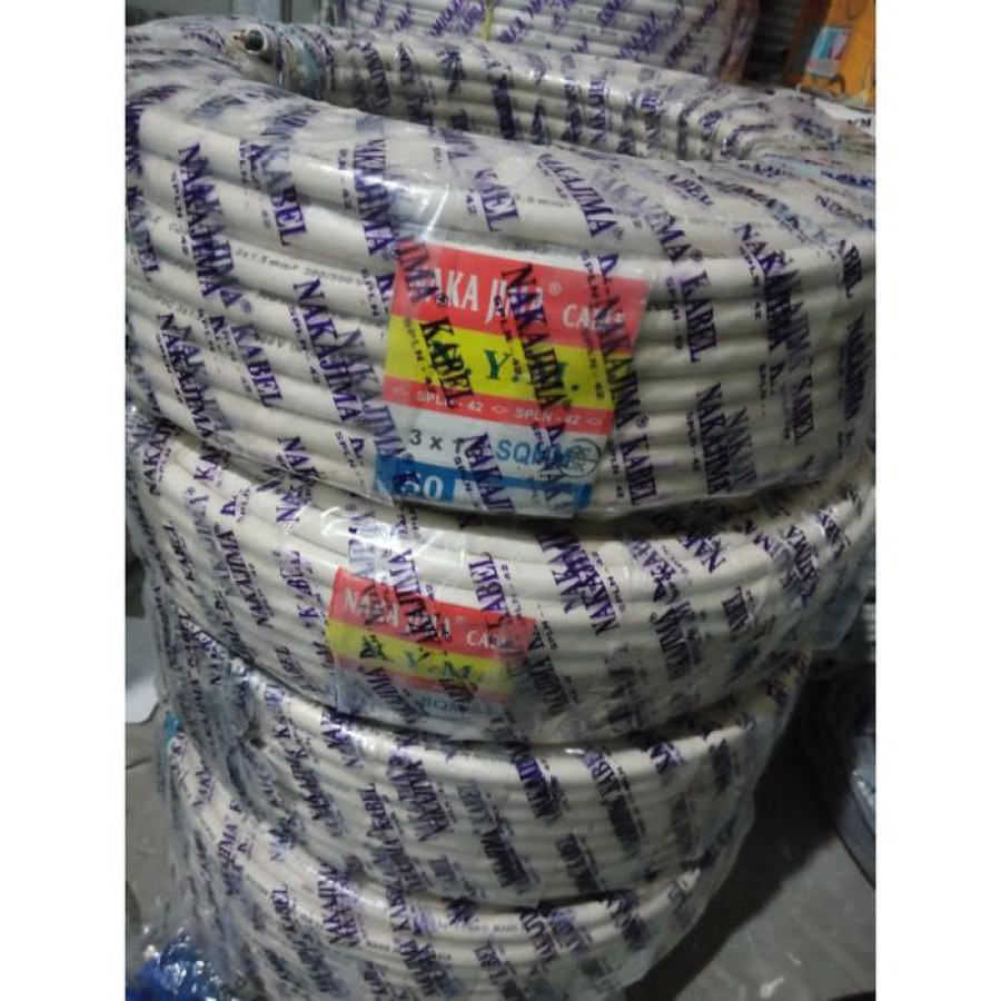 Kabel Listrik Nym 3X1,5Mm Nakajima