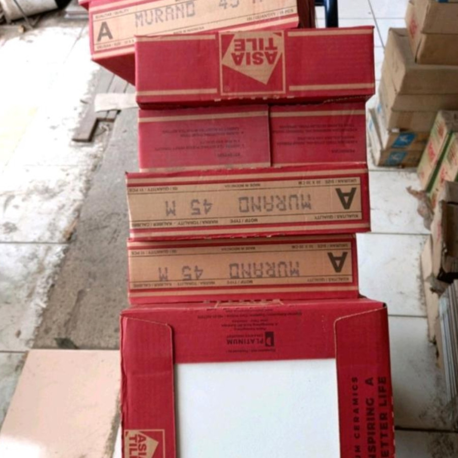 KERAMIK 30X30 PUTIH - samping