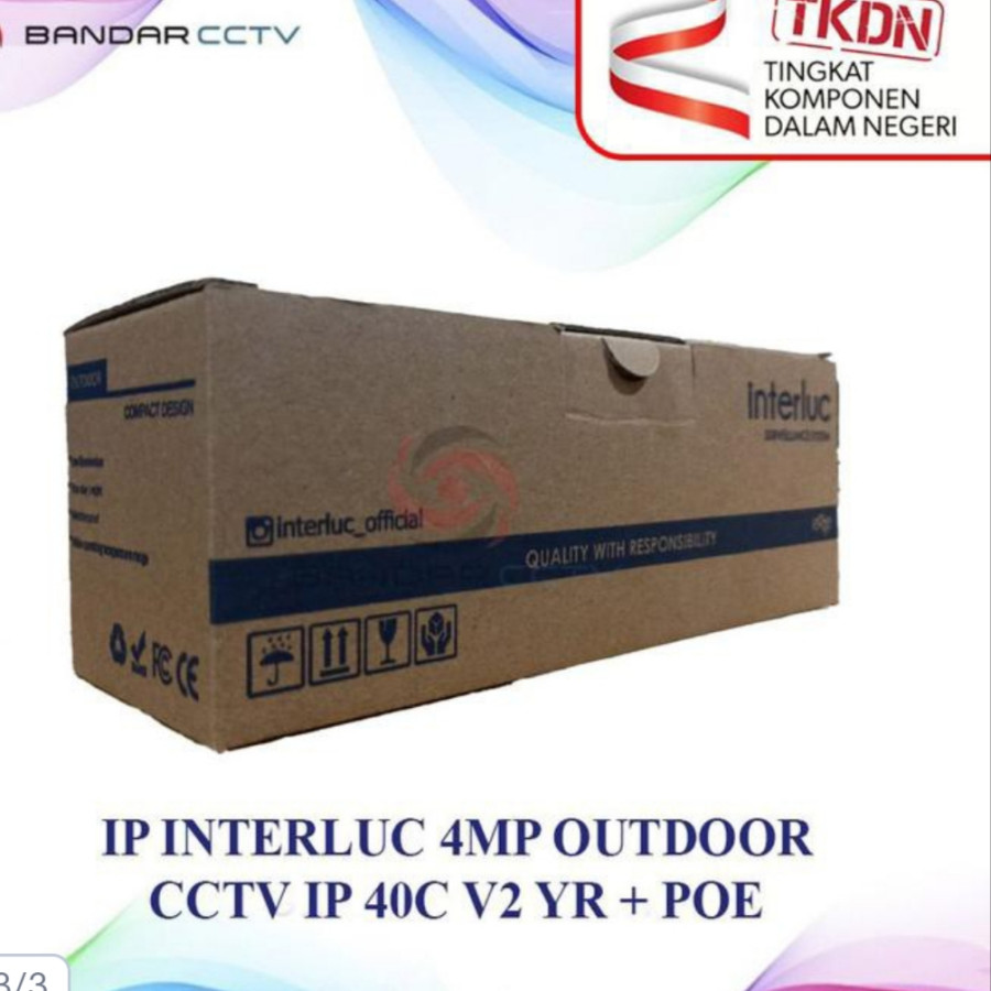 IP camera Outdoor 4Mp Interluc - samping