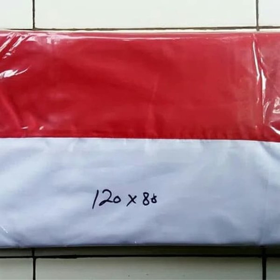 Bendera Merah Putih Kain Ukuran 120x80 cm