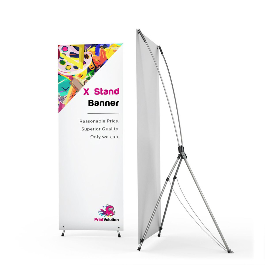 X stand banner custom