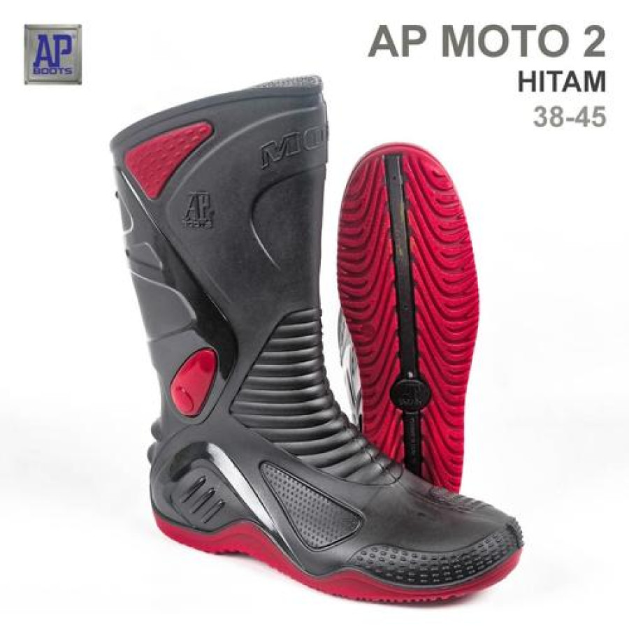 Sepatu Slip On AP Boots MOTO 2 - depan